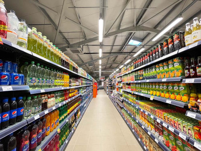 Shop shelves in Salaspils 14